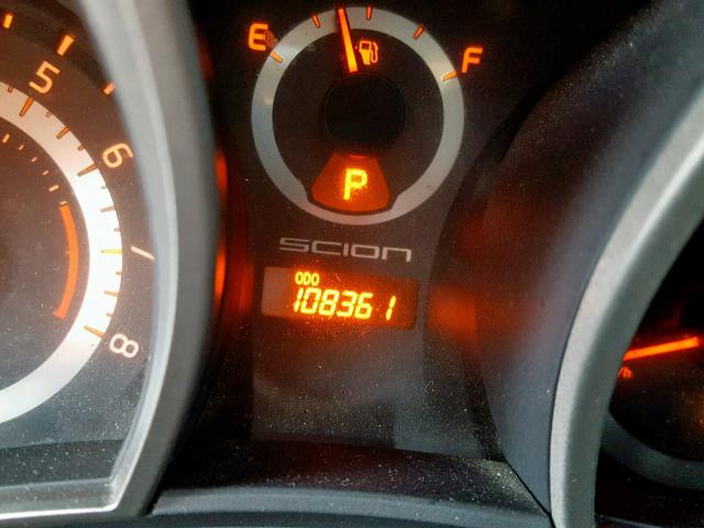 JTKJF5C74C3024838 - 2012 TOYOTA SCION TC ნაცრისფერი ფოტო 8