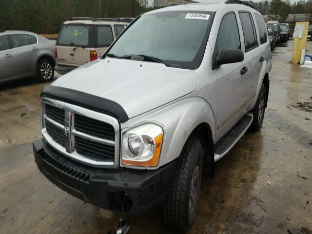 1D4HD48N85F612890 - 2005 DODGE DURANGO SL GRAY photo 2