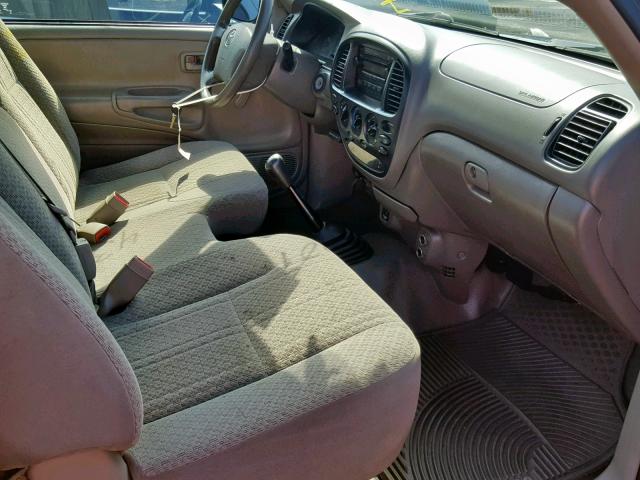 5TBJU32165S451852 - 2005 TOYOTA TUNDRA BLUE photo 5