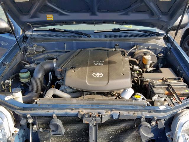 5TBJU32165S451852 - 2005 TOYOTA TUNDRA BLUE photo 7