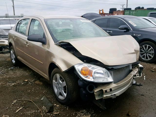 1G1AK52F057558211 - 2005 CHEVROLET COBALT BEIGE photo 1