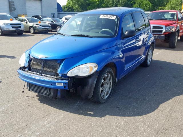 3A8FY68866T239508 - 2006 CHRYSLER PT CRUISER BLUE photo 2