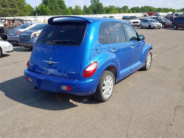 3A8FY68866T239508 - 2006 CHRYSLER PT CRUISER BLUE photo 4