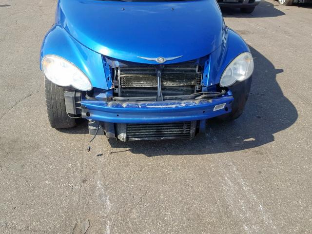 3A8FY68866T239508 - 2006 CHRYSLER PT CRUISER BLUE photo 9