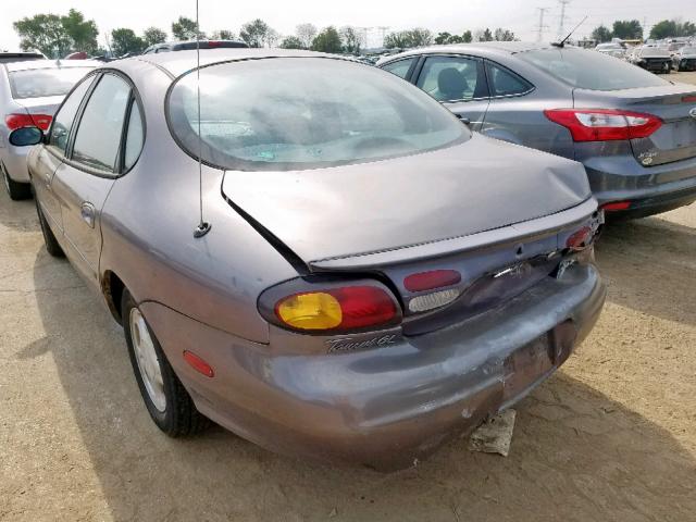 1FALP52U3TG318184 - 1996 FORD TAURUS GL GRAY photo 3