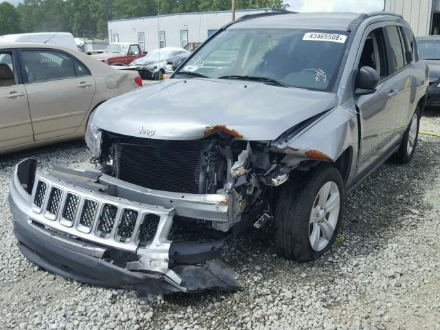 1C4NJCBB4GD590743 - 2016 JEEP COMPASS SP 银色 照片 2