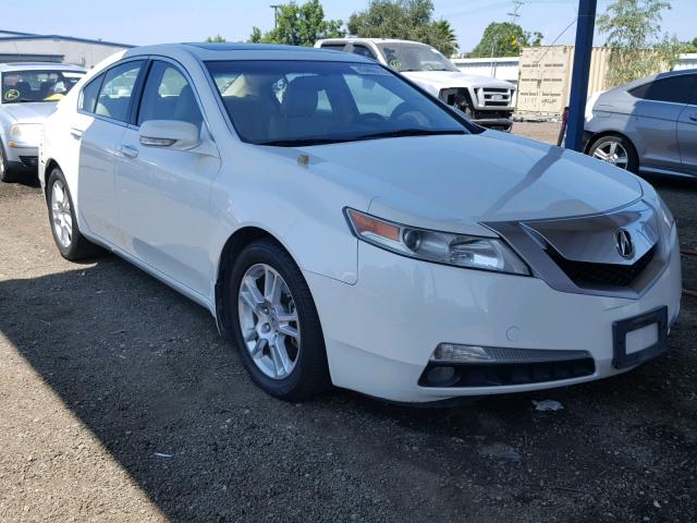 19UUA8F58AA000809 - 2010 ACURA TL WHITE photo 1