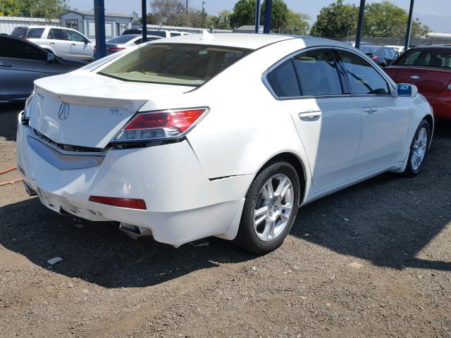 19UUA8F58AA000809 - 2010 ACURA TL WHITE photo 4