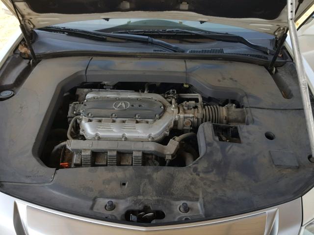 19UUA8F58AA000809 - 2010 ACURA TL WHITE photo 7