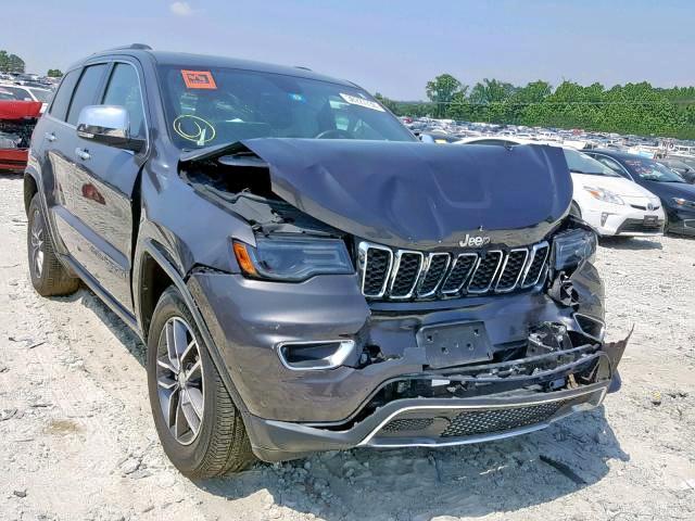 1C4RJEBG8HC718756 - 2017 JEEP GRAND CHER GRAY photo 1