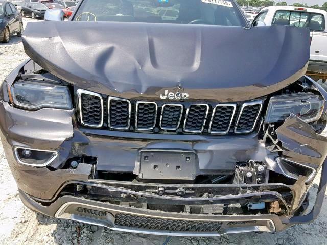 1C4RJEBG8HC718756 - 2017 JEEP GRAND CHER GRAY photo 7