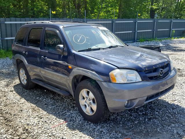 4F2CU08122KM03824 - 2002 MAZDA TRIBUTE LX BLUE photo 1