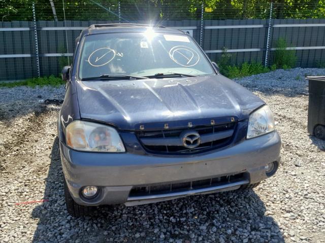 4F2CU08122KM03824 - 2002 MAZDA TRIBUTE LX BLUE photo 9