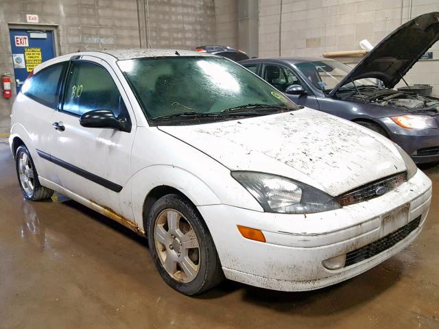 3FAFP31373R102857 - 2003 FORD FOCUS ZX3 WHITE photo 1