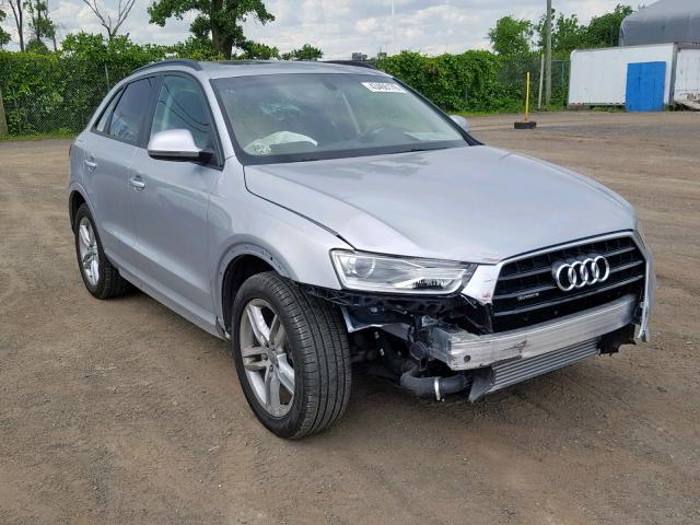 WA1ECCFS0JR033885 - 2018 AUDI Q3 PREMIUM SILVER photo 1