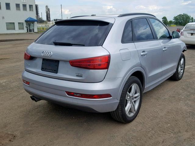 WA1ECCFS0JR033885 - 2018 AUDI Q3 PREMIUM SILVER photo 4