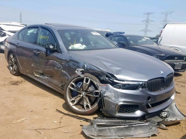 WBAJB9C5XJB035528 - 2018 BMW M550XI GRAY photo 1