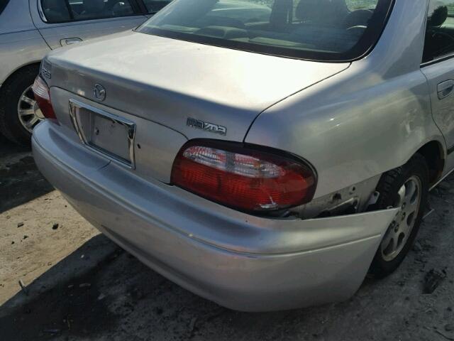 1YVGF22C325291528 - 2002 MAZDA 626 LX SILVER photo 9