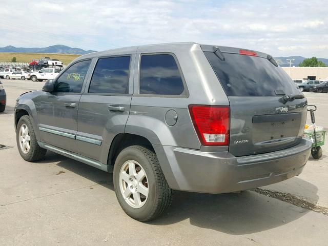 1J8GS48K48C113880 - 2008 JEEP GRAND CHER GRAY photo 3