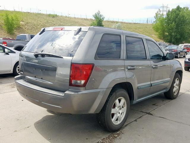 1J8GS48K48C113880 - 2008 JEEP GRAND CHER GRAY photo 4