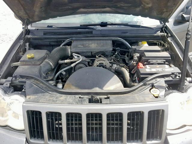 1J8GS48K48C113880 - 2008 JEEP GRAND CHER GRAY photo 7