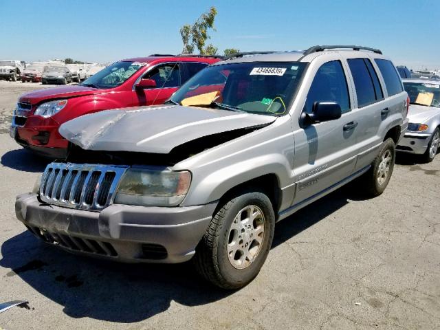 1J4GW48S83C606590 - 2003 JEEP GRAND CHER GRAY photo 2