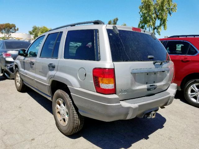 1J4GW48S83C606590 - 2003 JEEP GRAND CHER GRAY photo 3