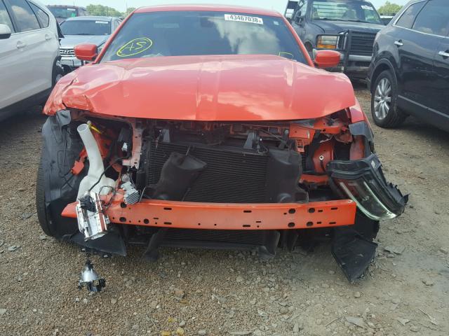 2C3CDXHGXGH358647 - 2016 DODGE CHARGER SX ORANGE photo 9