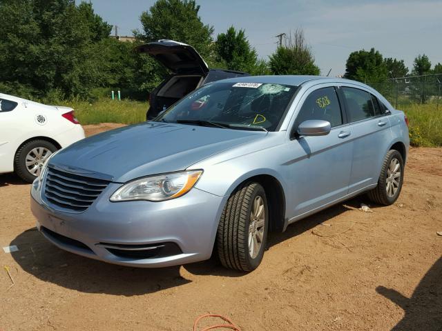 1C3CCBBB4CN138327 - 2012 CHRYSLER 200 TOURIN BLUE photo 2