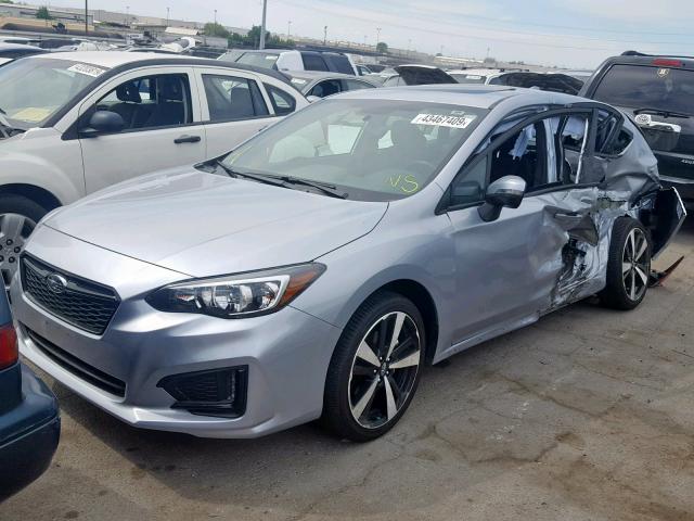 4S3GTAM66K3718650 - 2019 SUBARU IMPREZA SP SILVER photo 2