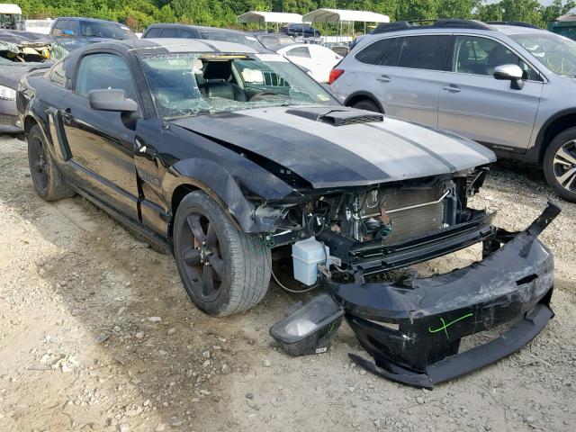 1ZVHT82H485182471 - 2008 FORD MUSTANG GT BLACK photo 1