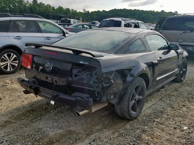 1ZVHT82H485182471 - 2008 FORD MUSTANG GT BLACK photo 4