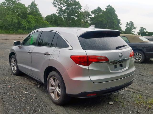 5J8TB4H56FL009244 - 2015 ACURA RDX TECHNO SILVER photo 3