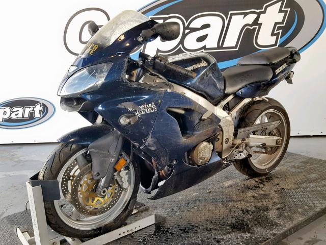 JKAZX4J165A055209 - 2005 KAWASAKI ZX600 J1 BLUE photo 2