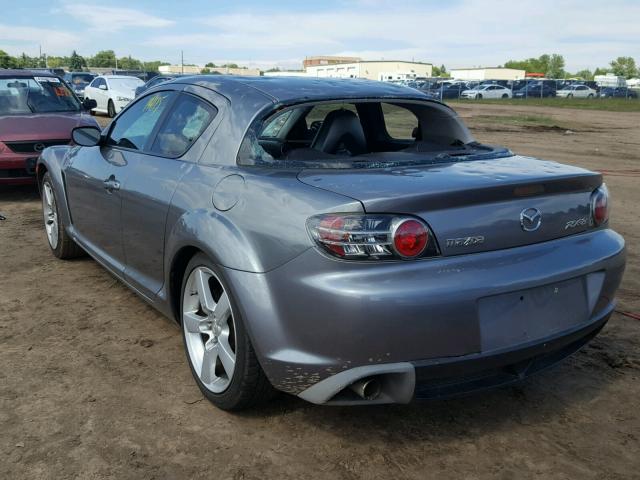 JM1FE173X40105510 - 2004 MAZDA RX8 GRAY photo 3