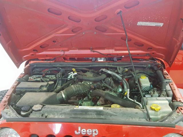 1J4AA2D12BL512953 - 2011 JEEP WRANGLER S RED photo 7