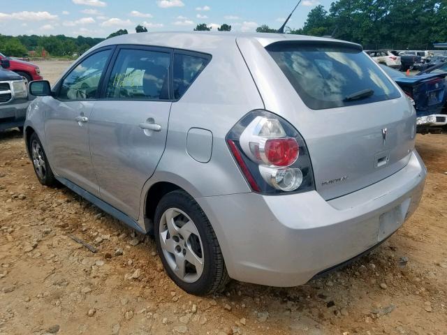 5Y2SP6E89AZ412551 - 2010 PONTIAC VIBE SILVER photo 3