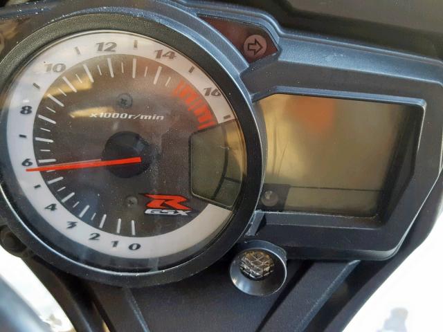 JS1GR7LA292100100 - 2009 SUZUKI GSX-R750 BLACK photo 8