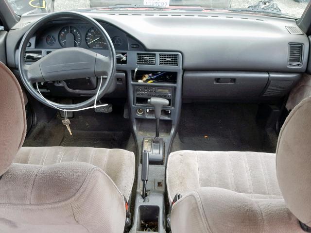 1Y1SK5464LZ159808 - 1990 GEO PRIZM BASE წითელი ფოტო 9