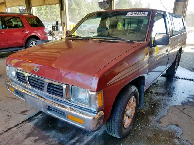 1N6SD16S0TC355360 - 1996 NISSAN TRUCK KING MAROON photo 2