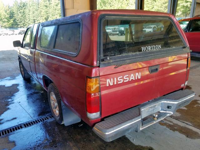 1N6SD16S0TC355360 - 1996 NISSAN TRUCK KING MAROON photo 3