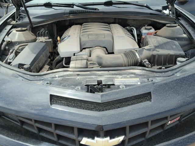 2G1FK1EJ2A9218257 - 2010 CHEVROLET CAMARO SS BLACK photo 7