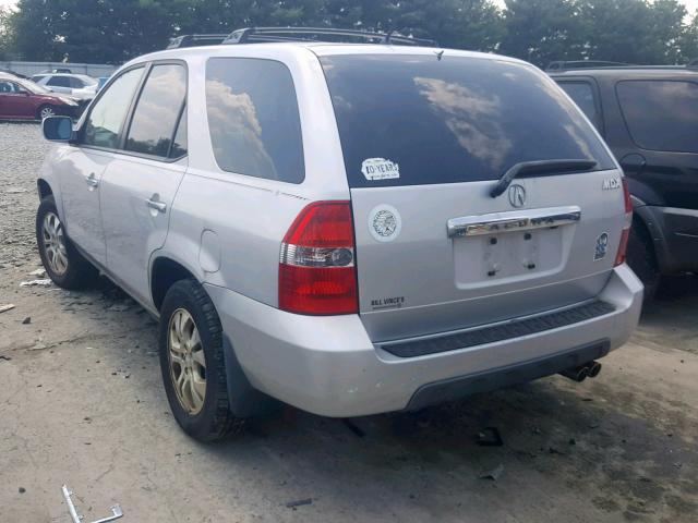 2HNYD18933H532515 - 2003 ACURA MDX TOURIN SILVER photo 3