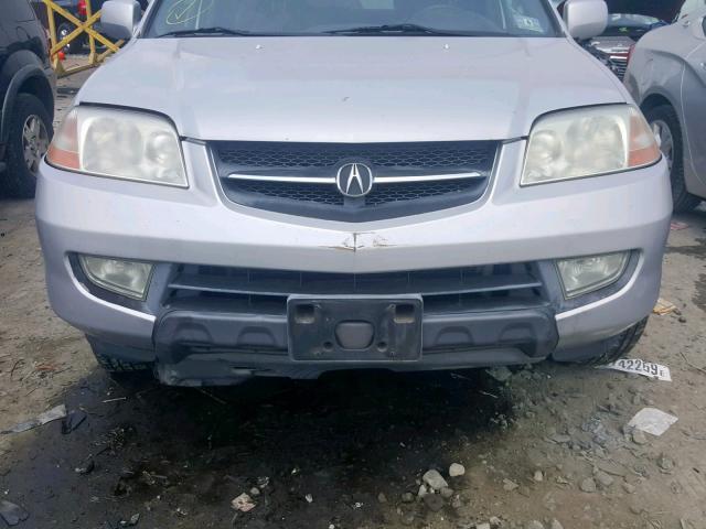 2HNYD18933H532515 - 2003 ACURA MDX TOURIN SILVER photo 9