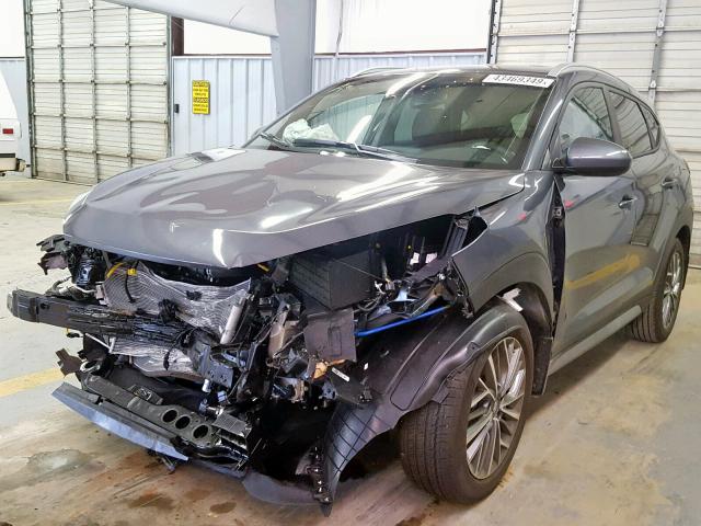 KM8J33AL6KU950280 - 2019 HYUNDAI TUCSON LIM GRAY photo 2