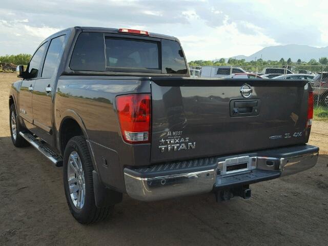 1N6BA0EC3DN310321 - 2013 NISSAN TITAN S BROWN photo 3