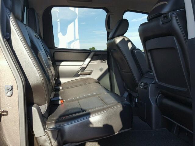 1N6BA0EC3DN310321 - 2013 NISSAN TITAN S BROWN photo 6