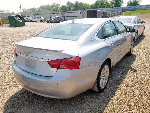 1G11Y5SL2EU131523 - 2014 CHEVROLET IMPALA LS SILVER photo 4