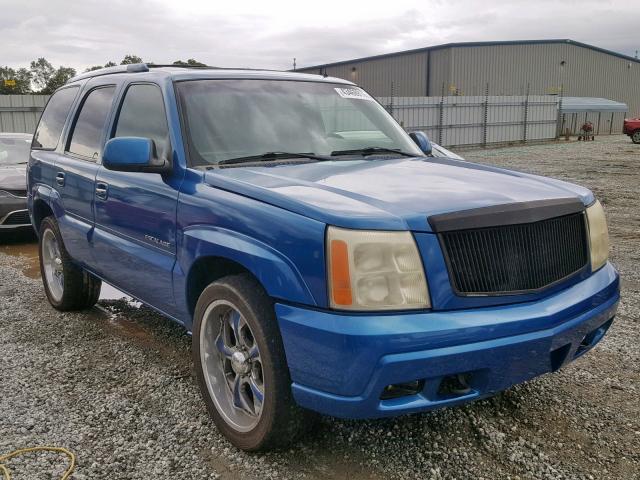 1GYEK63N32R190086 - 2002 CADILLAC ESCALADE L BLUE photo 1