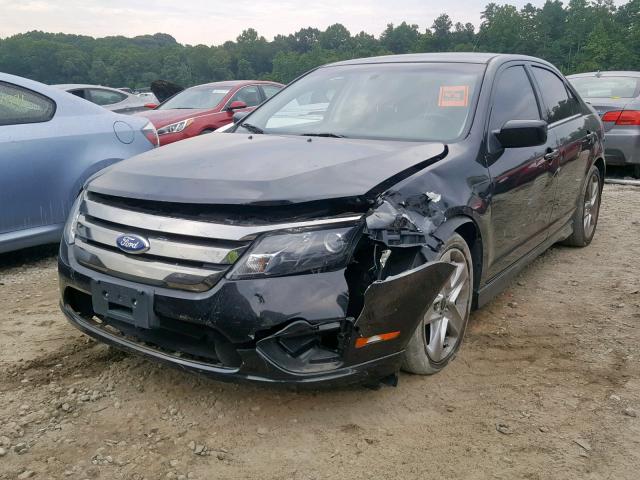 3FAHP0KC9BR290284 - 2011 FORD FUSION SPO BLACK photo 2